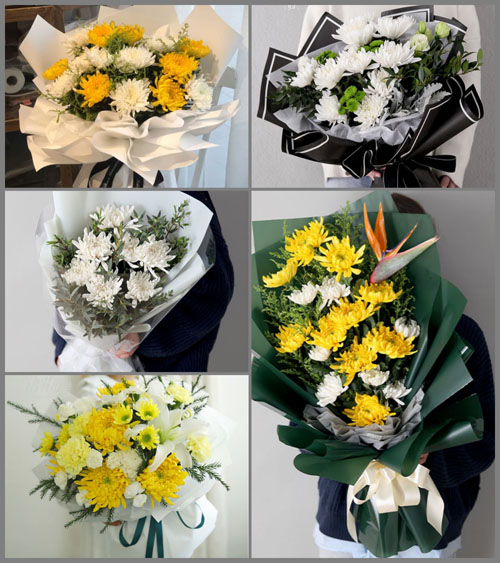 浙江省丽水景宁县标溪乡白事花束代送